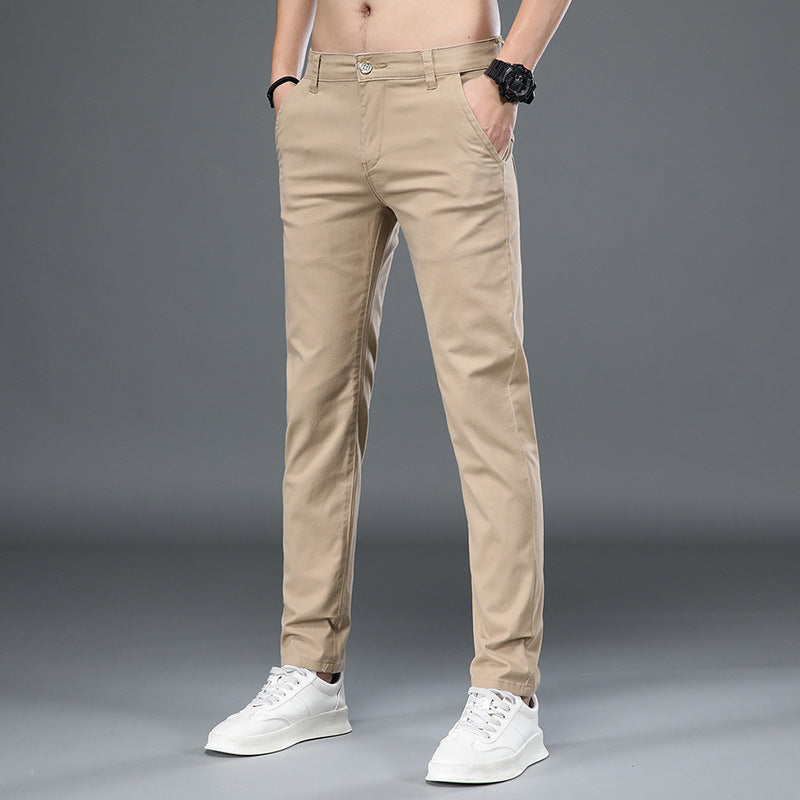 Elegante Herrenhose – elastisch, gerade geschnitten, Slim Fit