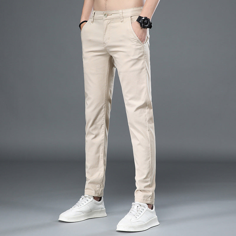 Elegante Herrenhose – elastisch, gerade geschnitten, Slim Fit