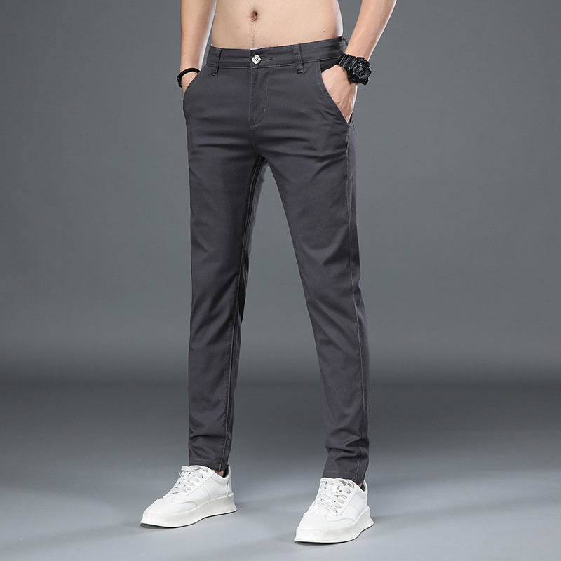 Elegante Herrenhose – elastisch, gerade geschnitten, Slim Fit